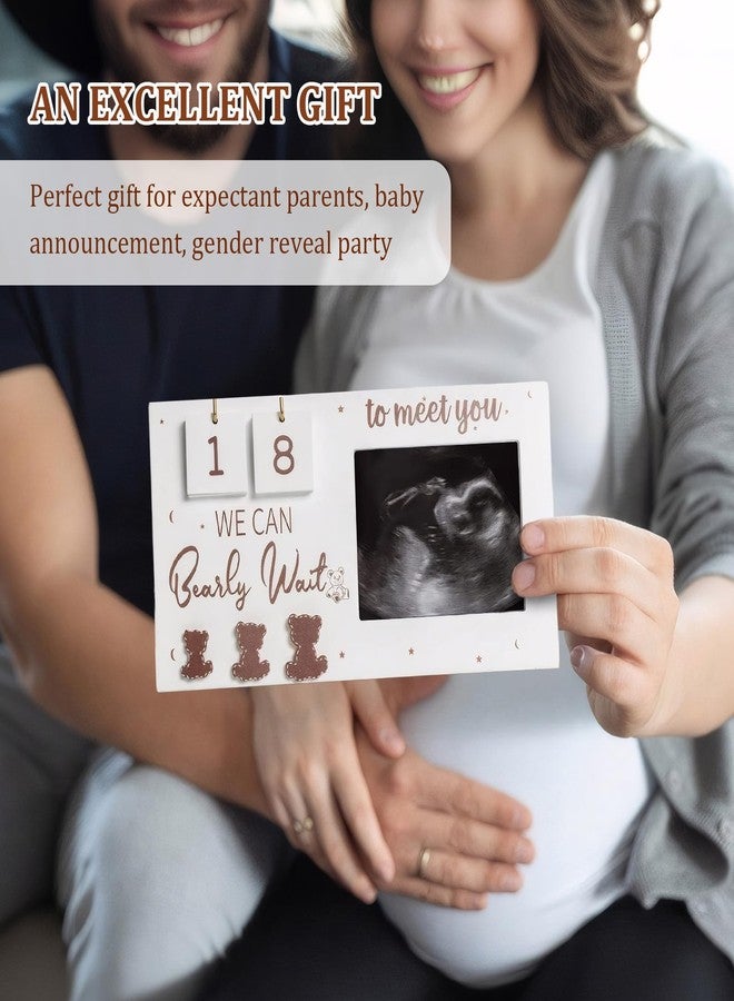 Gaahkai Sonogram Picture Frame, Standard 4x3 Ultrasound Photo Frames with Baby Countdown Weeks for Pregnancy Congratulations Baby Announcement Gift - Image 4